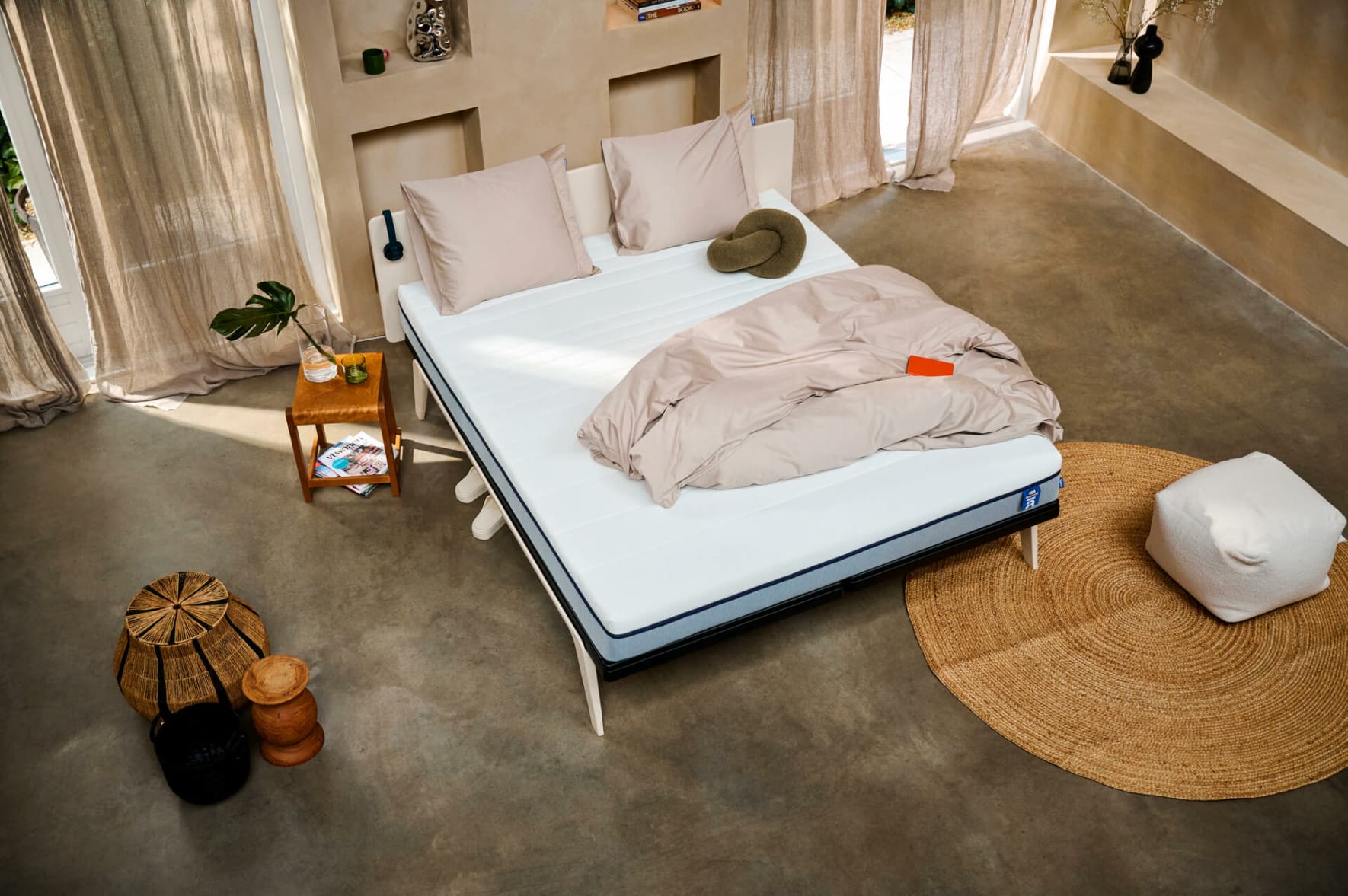 auping-one-matras-van-boven.jpg Auping One matras Original Bed van boven landscape